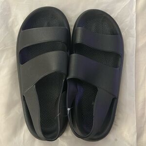 Black sandals